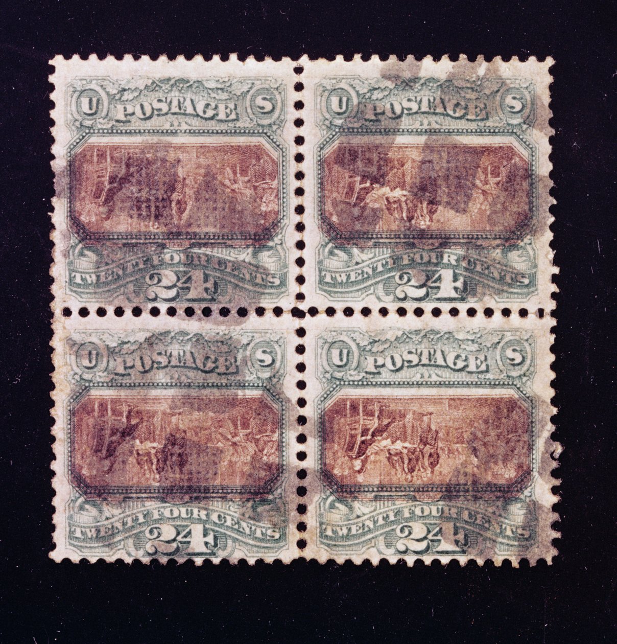 1869年签署独立宣言四块，1869年 作者 美国学校