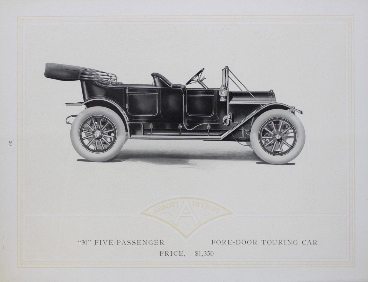 雅培 - 底特律汽车，1911年 作者 美国学校