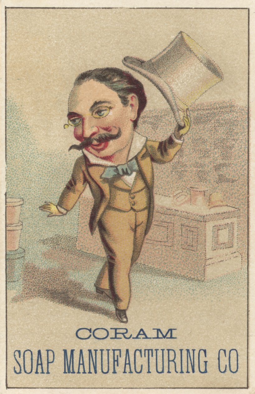 Coram Soap Manufacturing Co，1880年的广告 作者 美国学校
