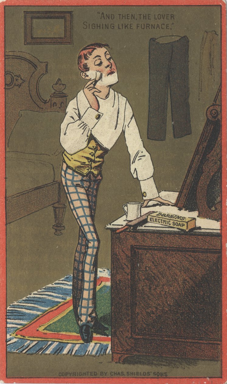 Dobbins Electric Soap的广告，c.1880 作者 美国学校