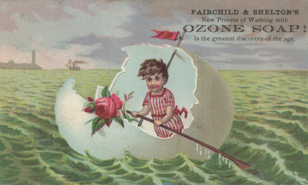 Fairchild＆Sheltons Ozone Soap的广告，1880年 作者 美国学校