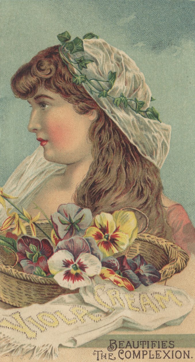 Viola Cream的广告，1890年 作者 美国学校