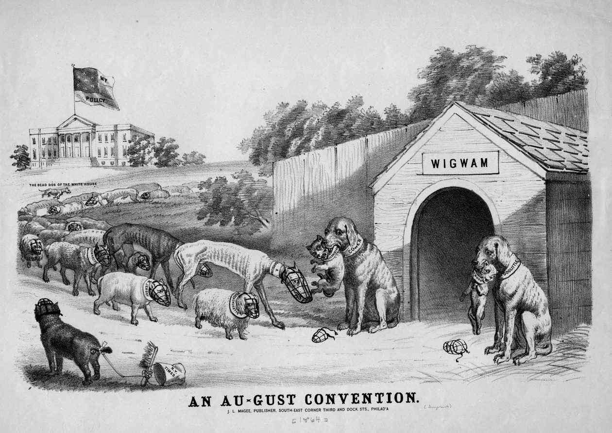 由JL Magee，费城出版的一部Au-gust公约，1864年 作者 美国学校
