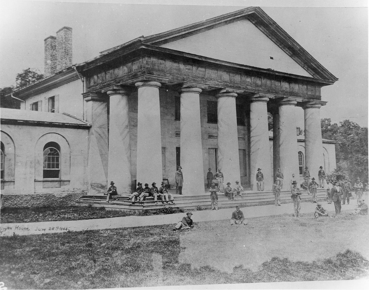 Arlington House被联邦军队占领，1864年6月28日 作者 美国学校