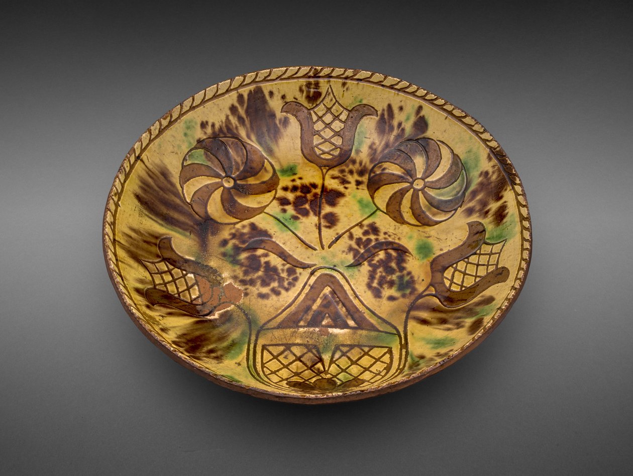 碗，约1800年（餐具） 作者 美国学校