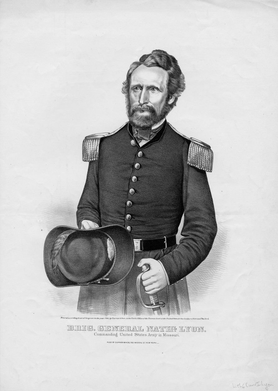 双桅船。纳特尔将军。里昂，酒吧。作者：Currier＆Ives，1861年 作者 美国学校