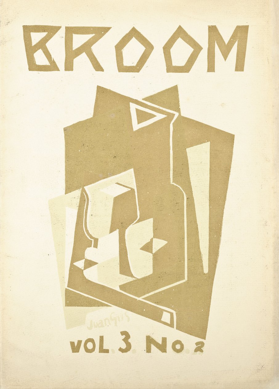 艺术杂志“扫帚”第2卷第3期的封面，c。 1921-1924 作者 美国学校