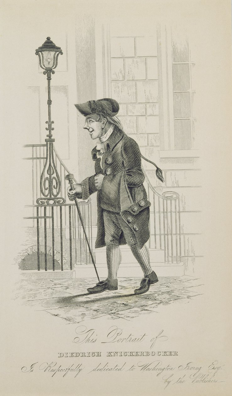 Diedrich Knickerbocker致力于华盛顿欧文（1783-1859） 作者 美国学校
