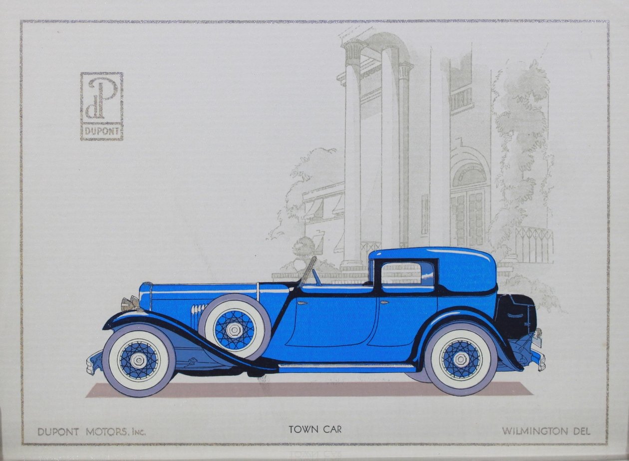 杜邦汽车：Town Car，1921 作者 美国学校