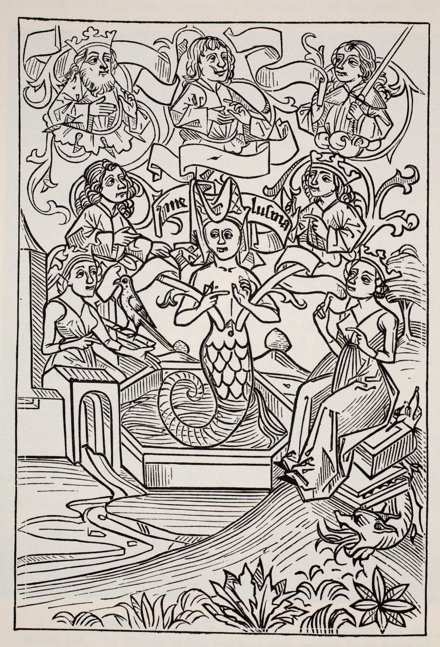 Fay Melusine，来自侏儒，法老，精灵和其他小人物的世界指南，作者：Thomas Keightley（1789-1872）出版于1880年 作者 美国学校