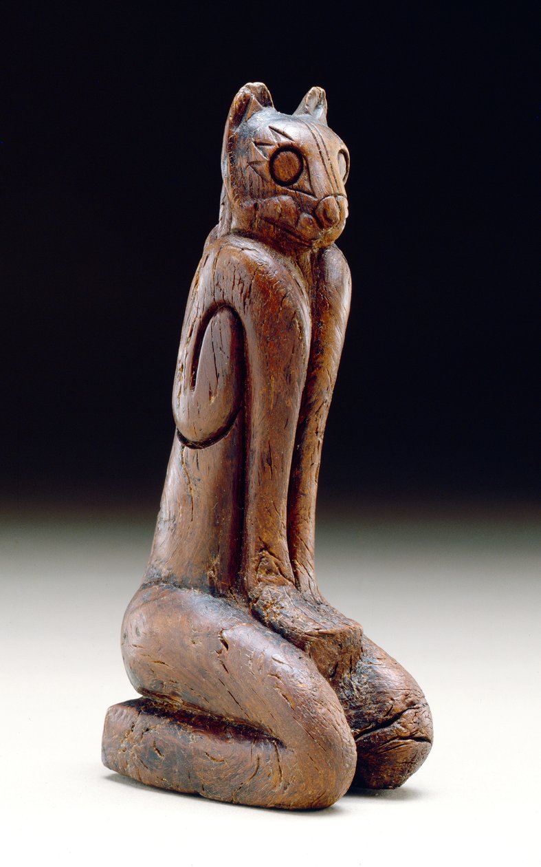 猫科动物，Calusa（木头） 作者 美国学校