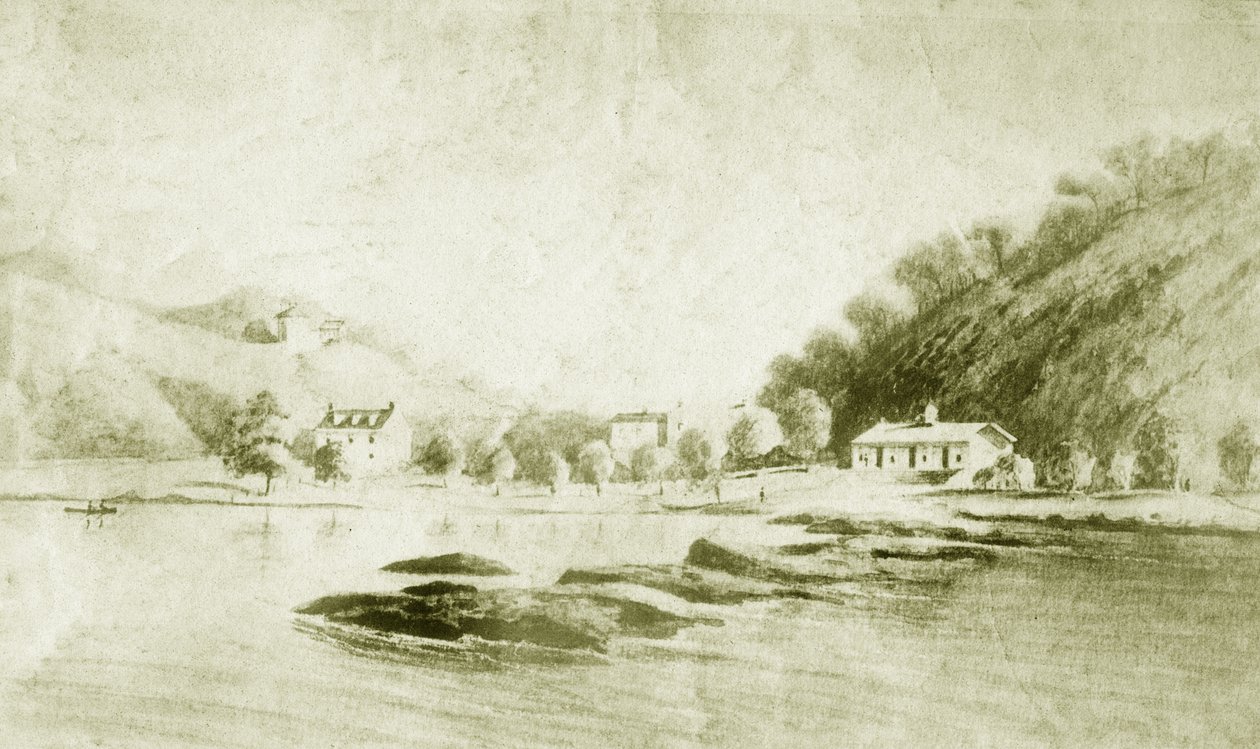 Fort St Davis和Schuylkill Rapids，c.1912 作者 美国学校