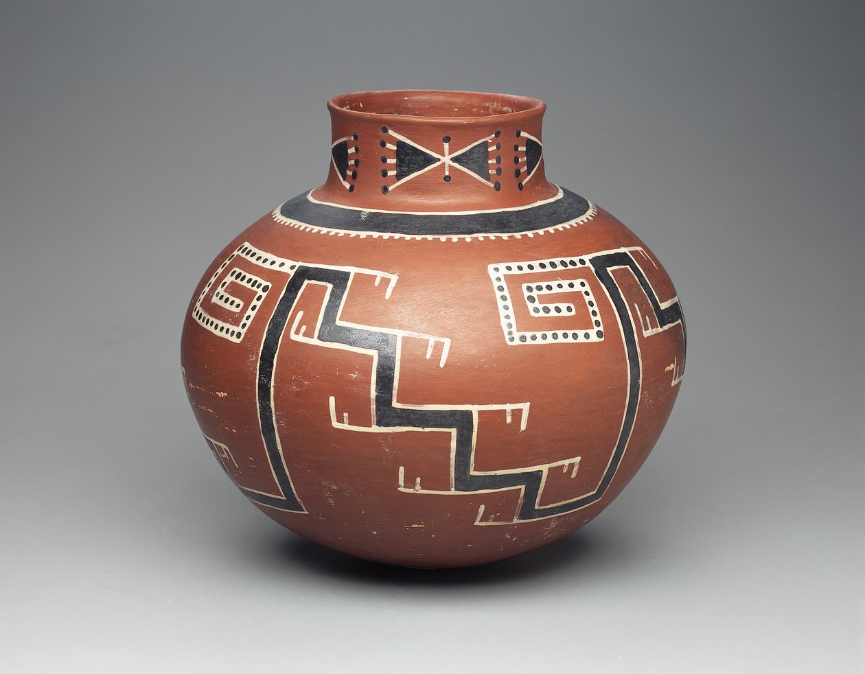 Foumile多彩罐，Anasazi，13001500（陶瓷） 作者 美国学校