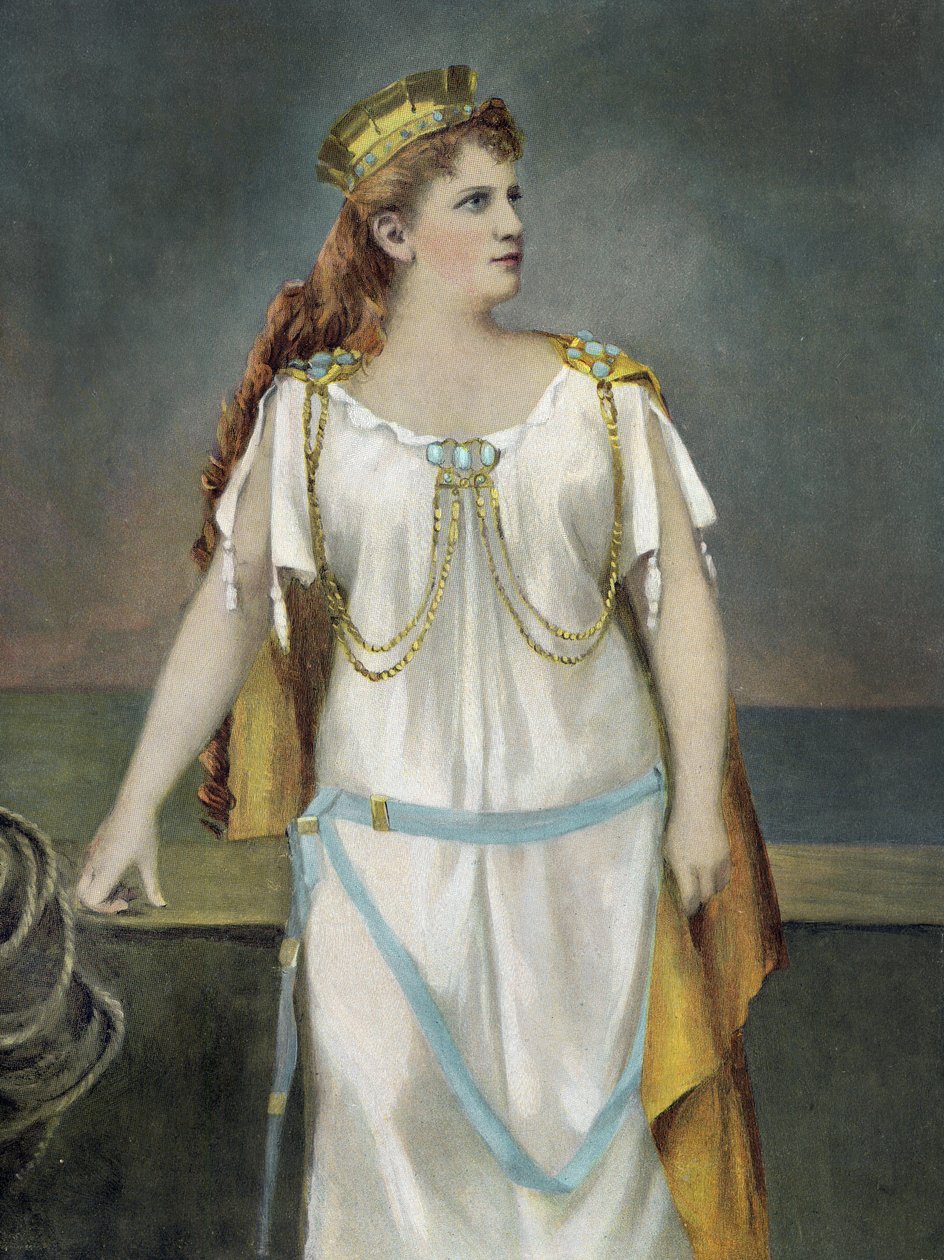 Frau Katherine Klafsky饰演Isolde，由纽约D. Appleton＆Co。出版，由Goupil出版，1893年（typogravure） 作者 美国学校