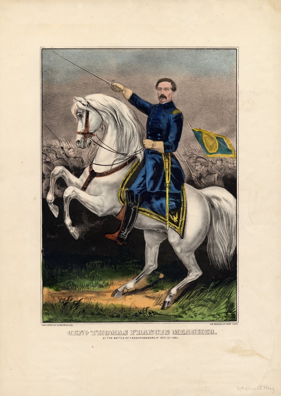 GENL。酒吧Thomas Francis Meagher。作者：Currier＆Ives，c.1862 作者 美国学校