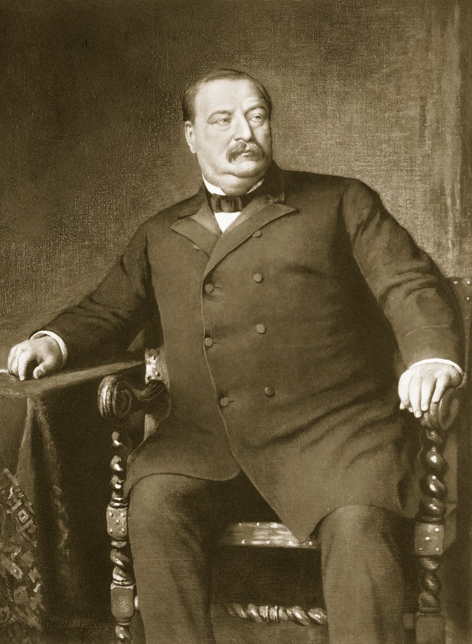 Grover Cleveland，美利坚合众国第22和第24任总统，酒吧。 1901年（照相凹版） 作者 美国学校