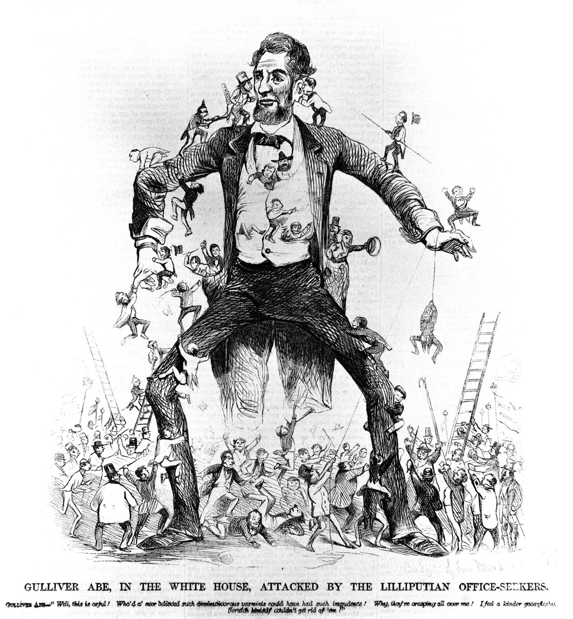 1841年3月15日，来自利物浦办公室寻求者的弗莱克·安倍（Gulliver Abe），来自Frank Leslies乐趣预算案 作者 美国学校