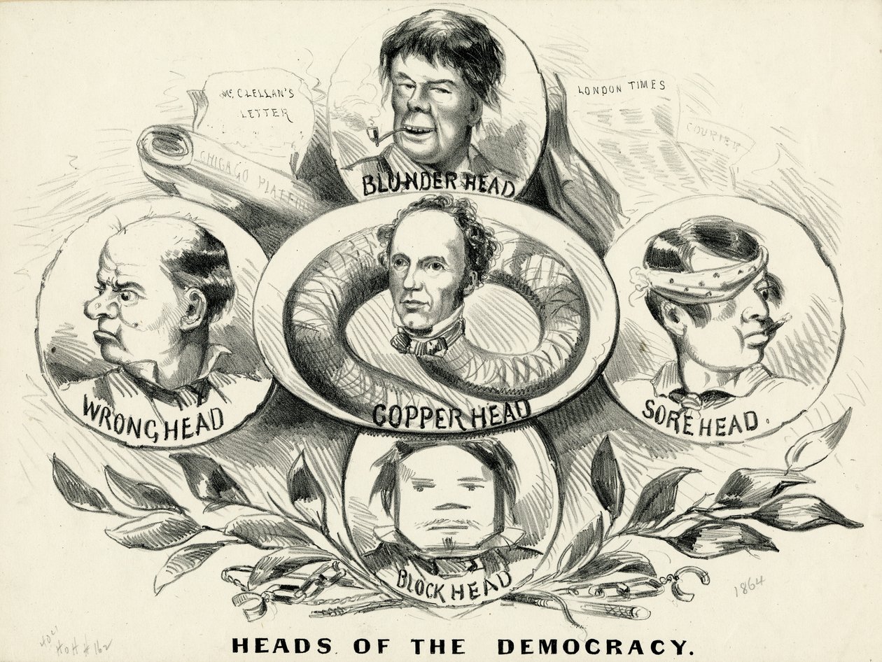 民主党领袖，1864年 作者 美国学校