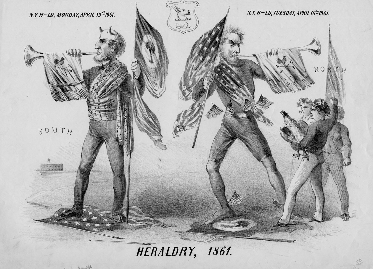 1861年的“纹章”于1861年在纽约出版 作者 美国学校
