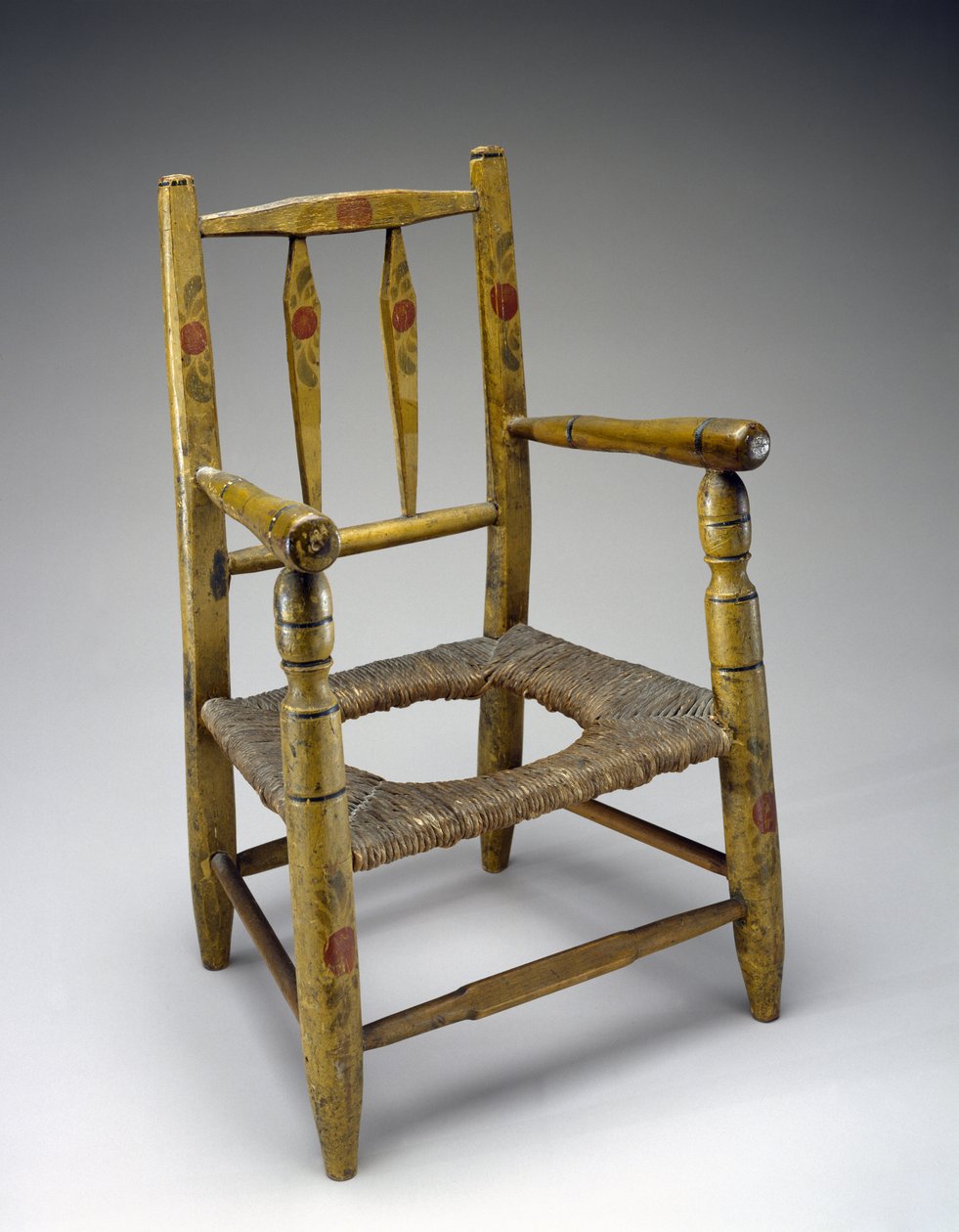 洞椅c。 1800年至1850年（身份不明的树林，油漆，草木） 作者 美国学校