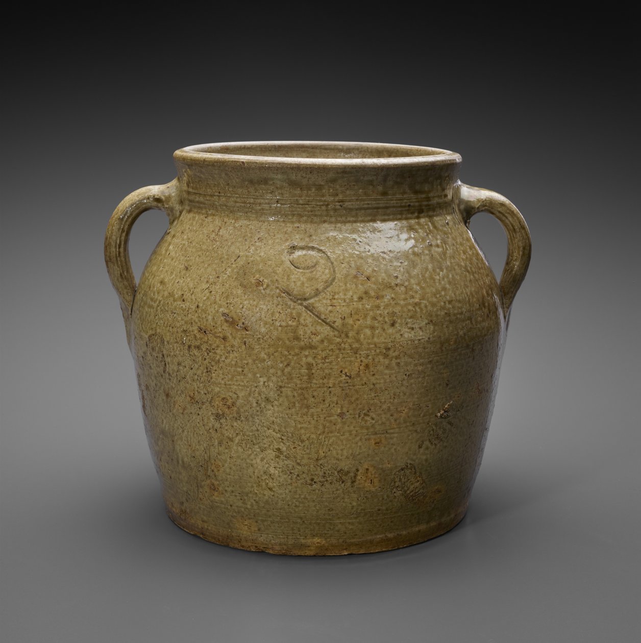 坛子c。 1865-1900年（碱性和釉面粗陶器） 作者 美国学校
