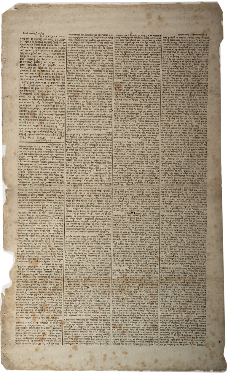 1799年1月，言论自由和新闻界 作者 美国学校