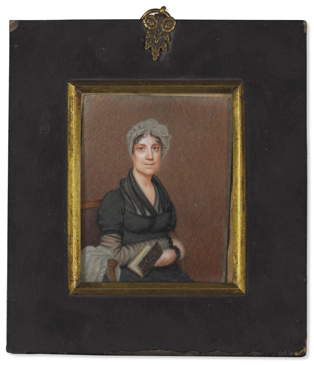 玛丽亚·鲍恩·奥斯古德（Maria Bowne Osgood），约1789年（用象牙制成） 作者 美国学校