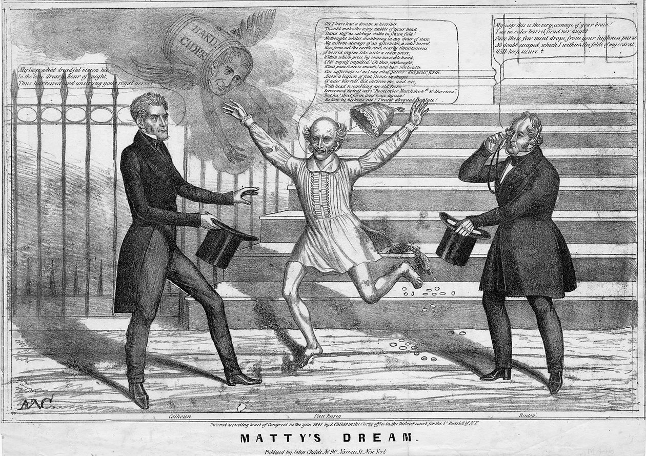 Mattys的梦想，由John Childs，纽约出版，1841年 作者 美国学校