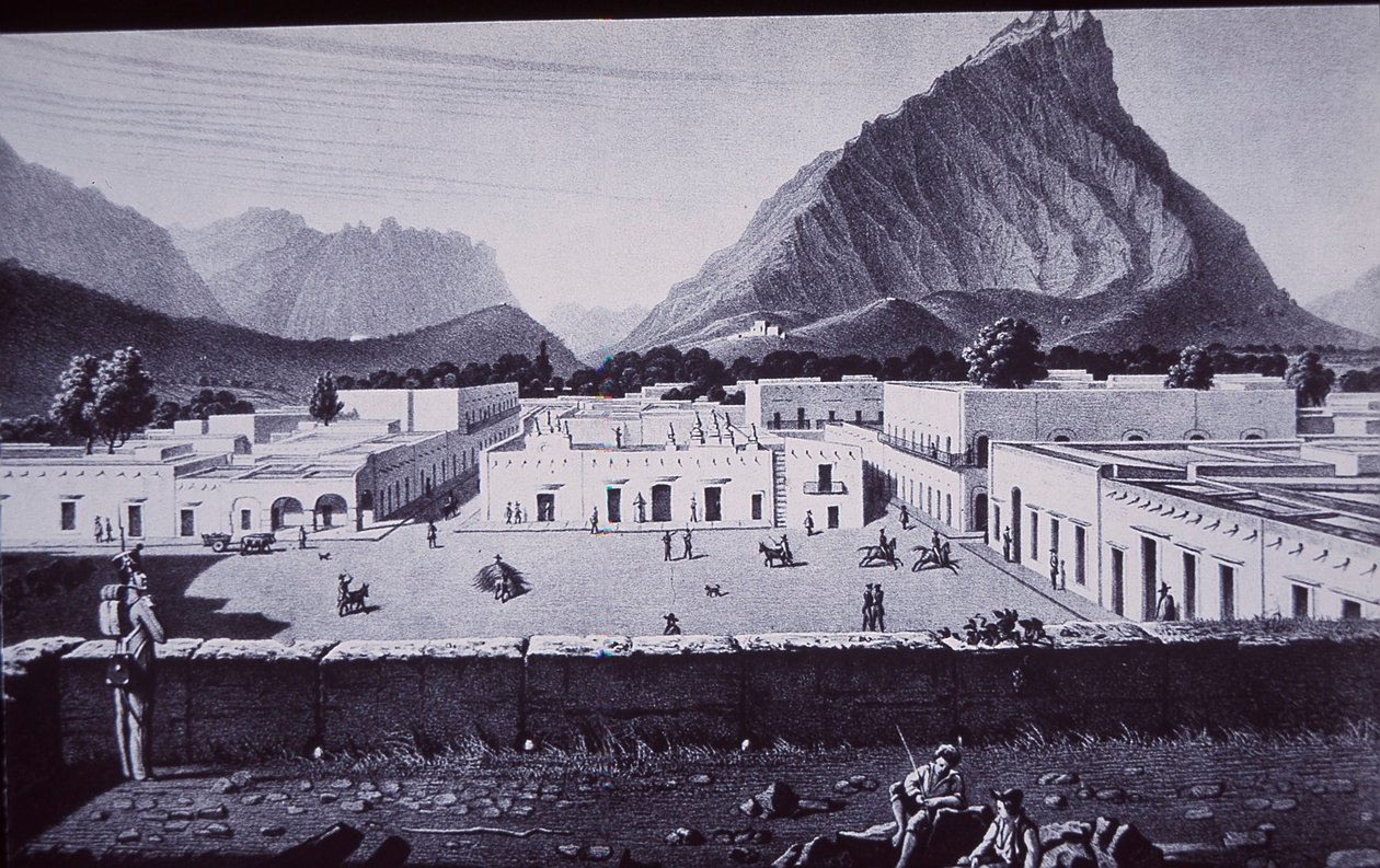 美墨战争（1846-48），蒙特雷，被扎卡里-泰勒将军俘获 作者 美国学校