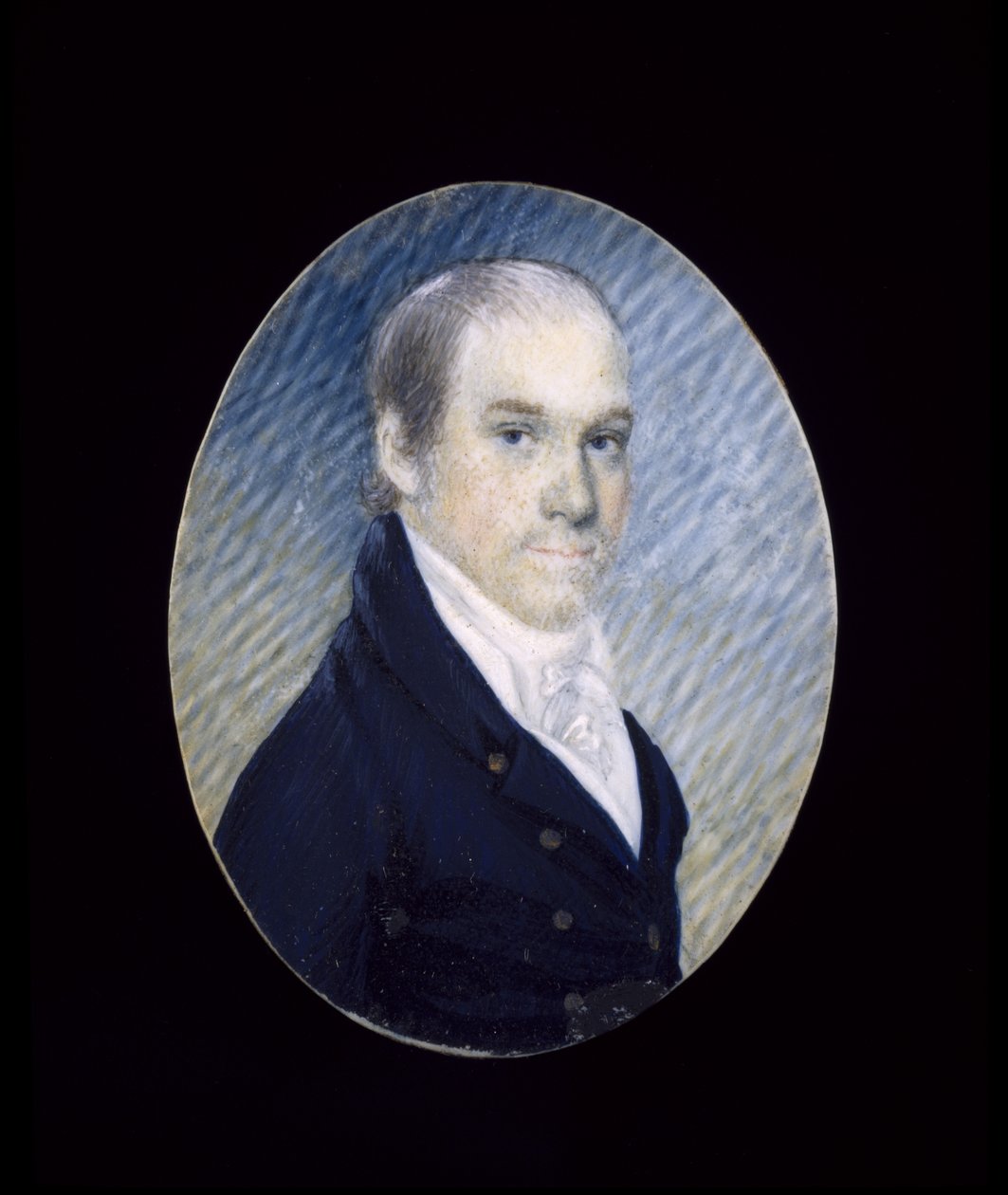 Miniature of William Cadogan Simes (1773-1824), c. 1810-1824 (watercolour on ivory) 作者 美国学校