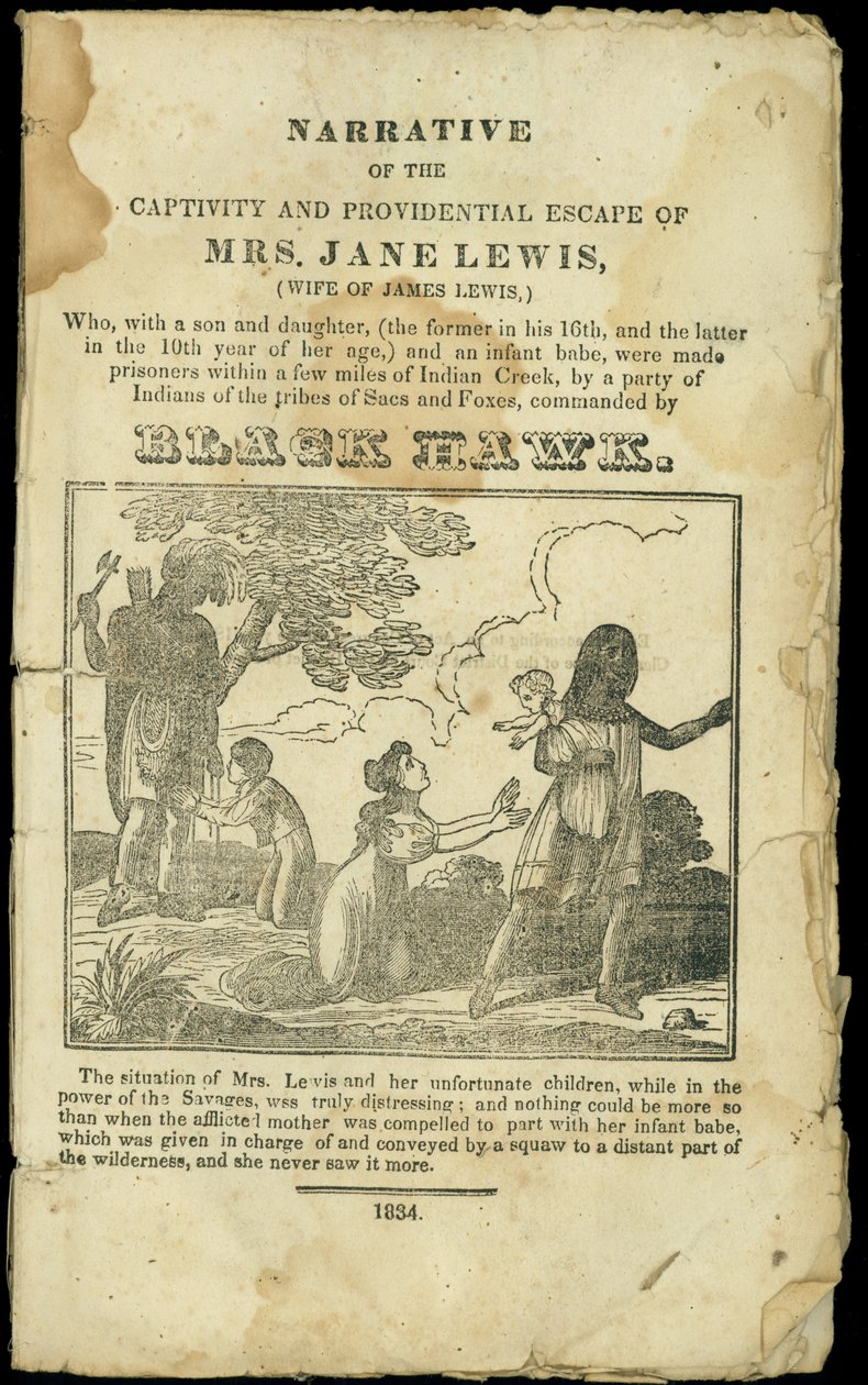 1832年出版的简·刘易斯夫人的囚禁和逃亡叙事 作者 美国学校