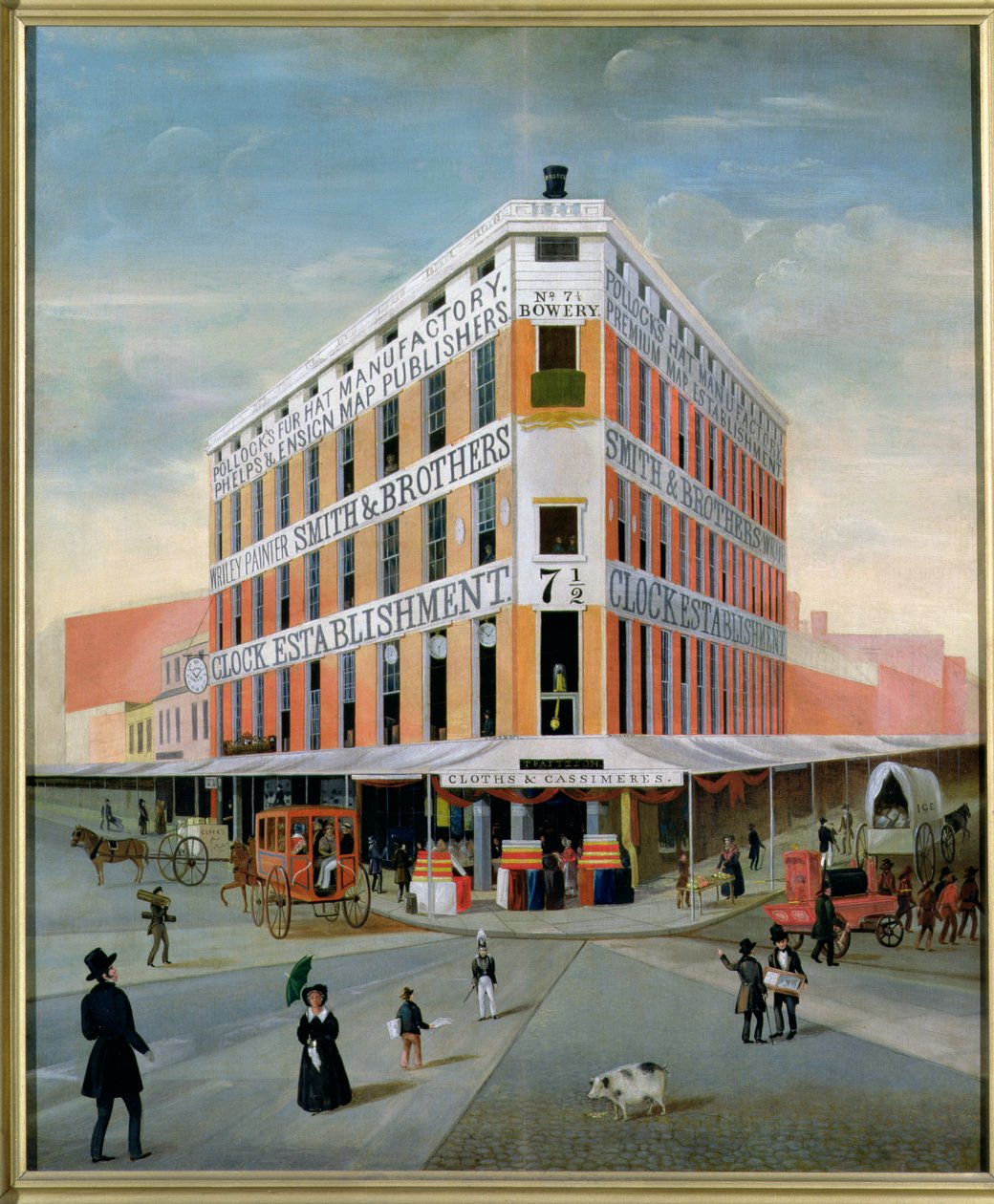 No.7 12 Bowery，NYC，c.1837-39 作者 美国学校