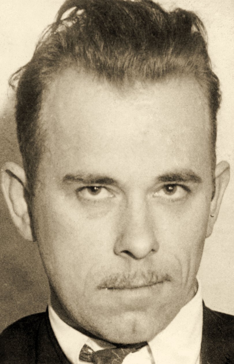 John Dillinger的肖像（1903  -  34） 作者 美国学校