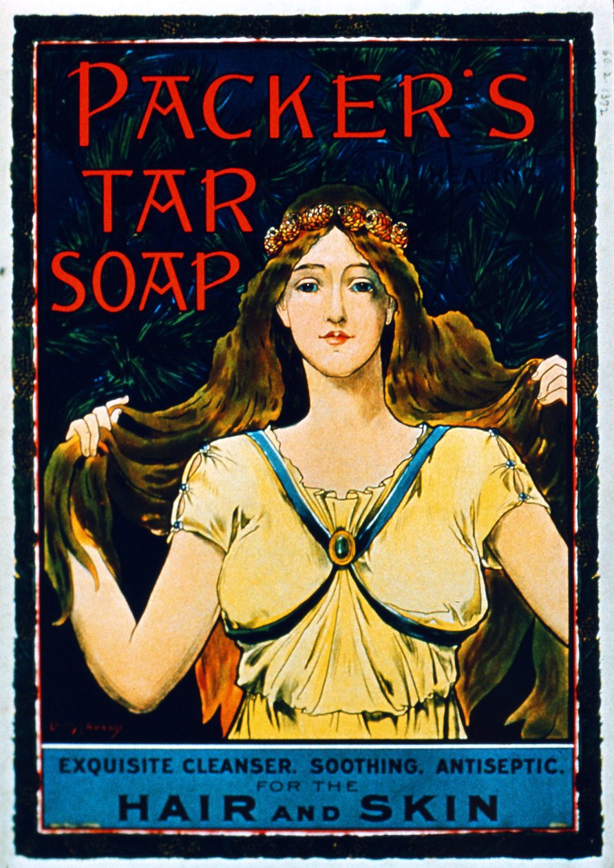 海报广告包装工人Tar Soap 作者 美国学校
