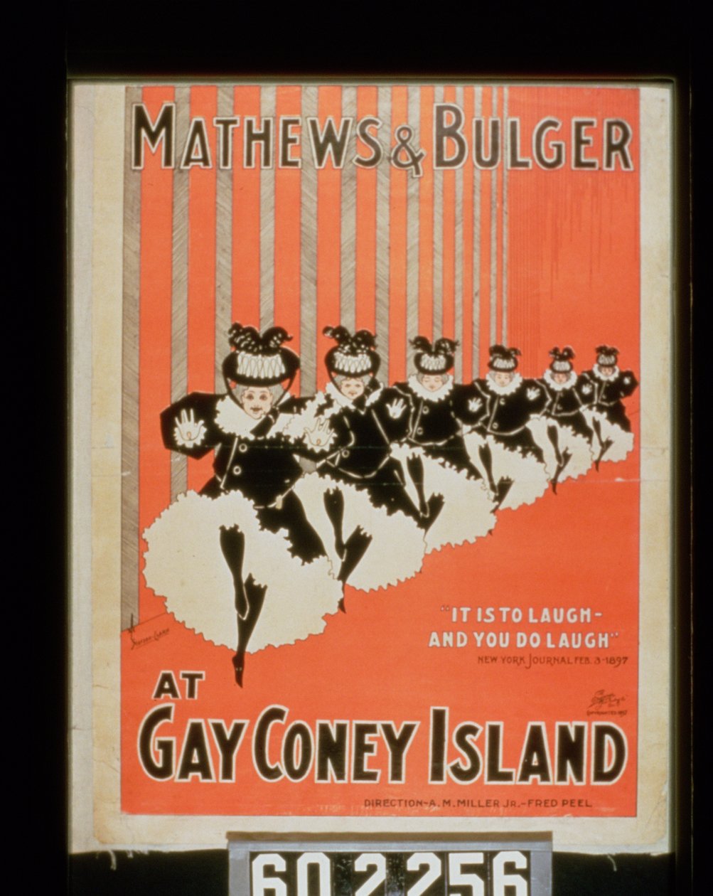 在同性恋科尼岛的Mathews＆Bulger的海报 作者 美国学校