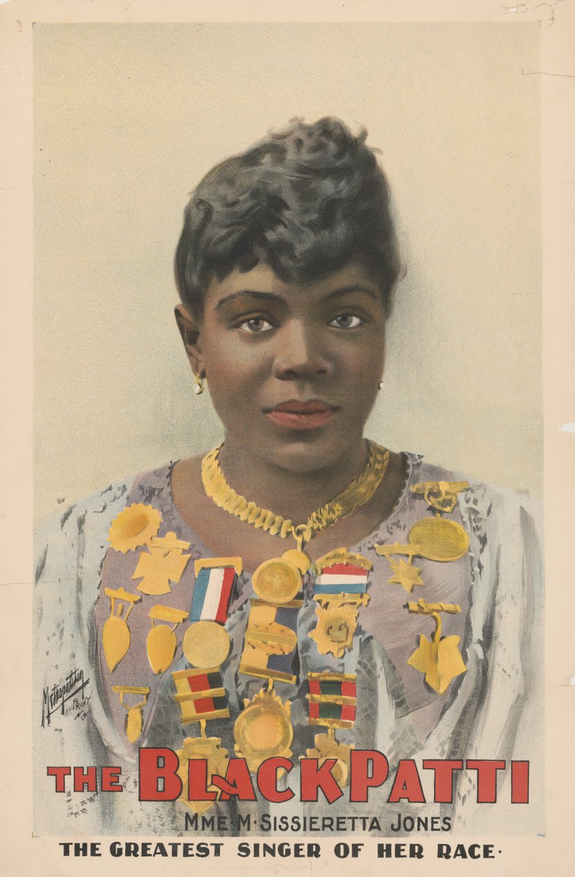 Sissieretta Jones，也被称为“ Black Patti”，1899年 作者 美国学校