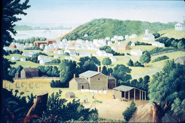 密苏里州圣约瑟夫，逃犯杰西-伍德森-詹姆斯（1847-82）的家，约1865年 作者 美国学校
