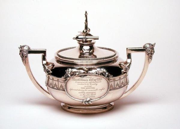 Tiffany & Co.的糖罐，约1863年（银制 作者 美国学校