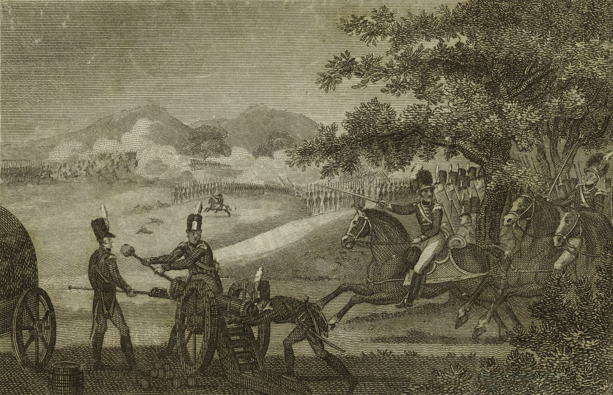 吉尔福德战役，1780-90年 作者 美国学校