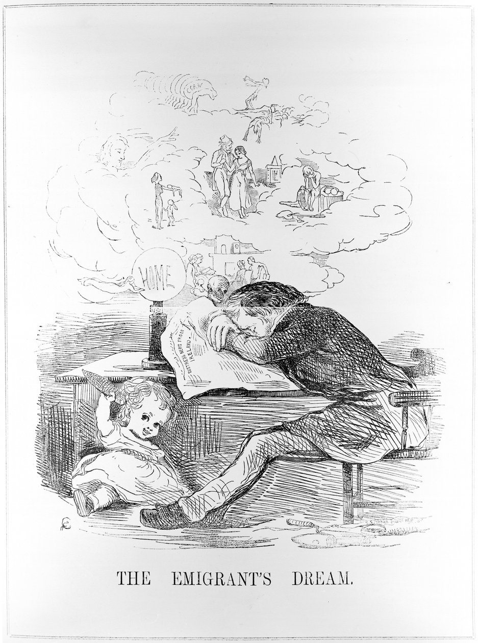 The Emigrants Dream，于1847年3月20日在Yankee Doodle上发表 作者 美国学校
