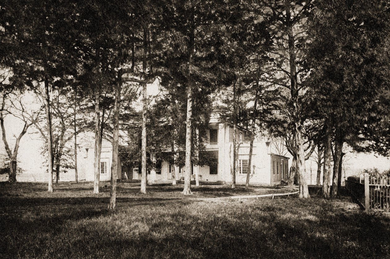 The Hermitage，田纳西州纳什维尔，1915年（棕褐色调凹版印刷） 作者 美国学校