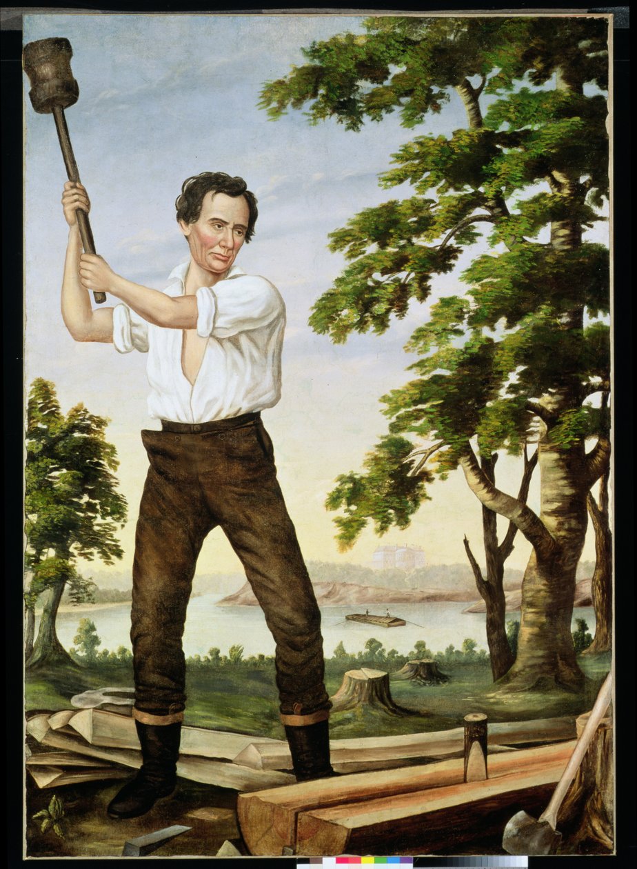 Railsplitter，1860年 作者 美国学校