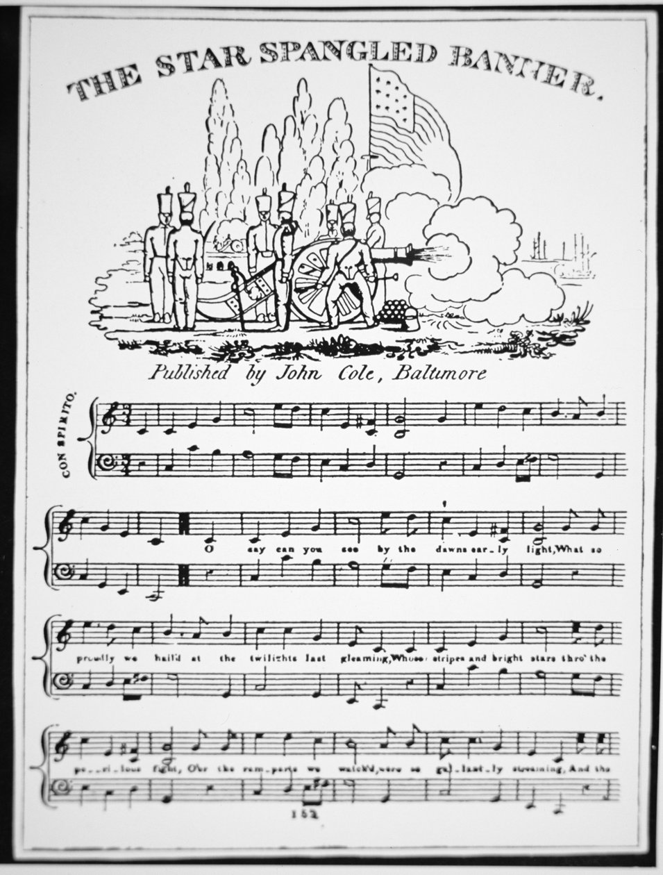 星条旗"（The Star Spangled Banner 作者 美国学校