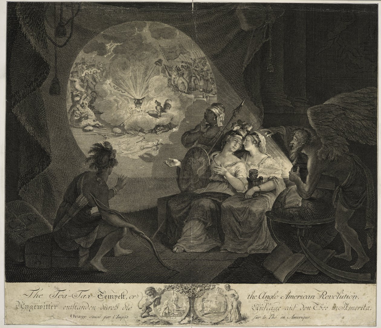 The Tea-Tax Tempest, or the Anglo American Revolution 作者 美国学校