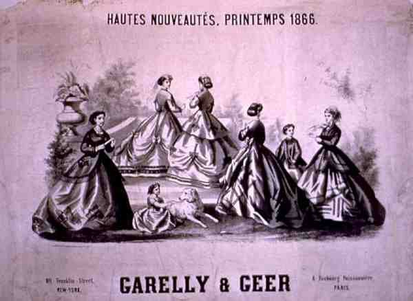 1866年春季的最新产品，来自Garelly & Greer"，纽约 作者 美国学校