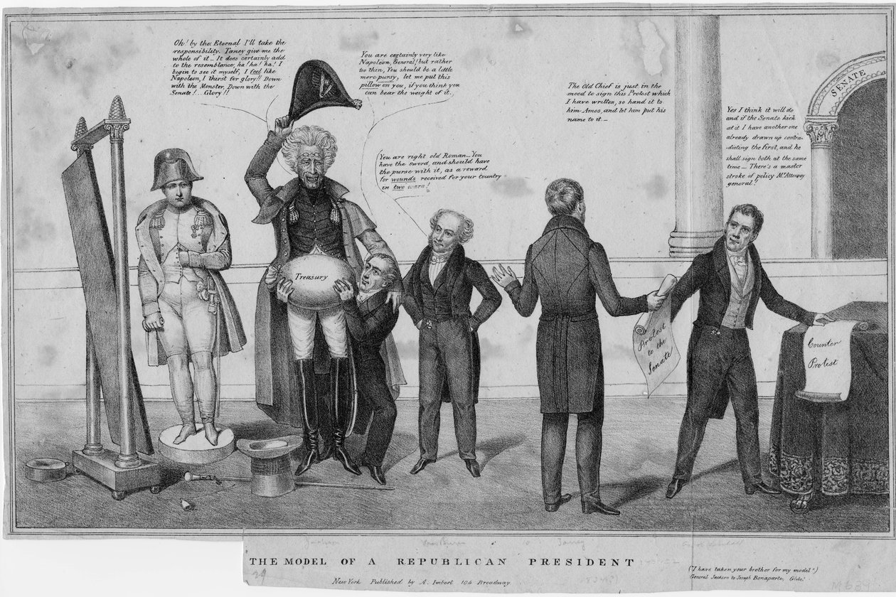 共和党总统的模型，1832年 作者 美国学校