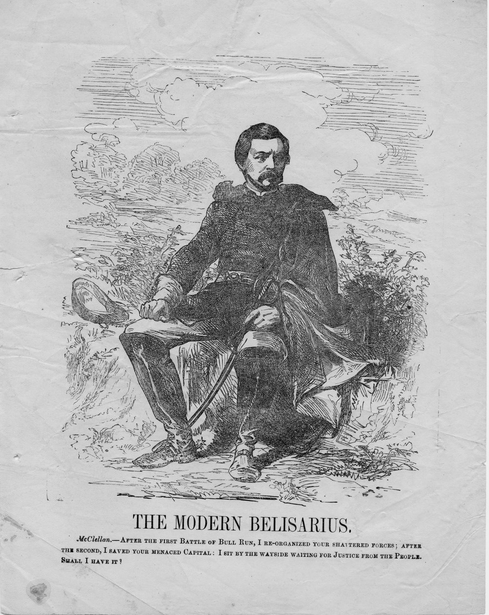现代的Belisarius，1864年 作者 美国学校