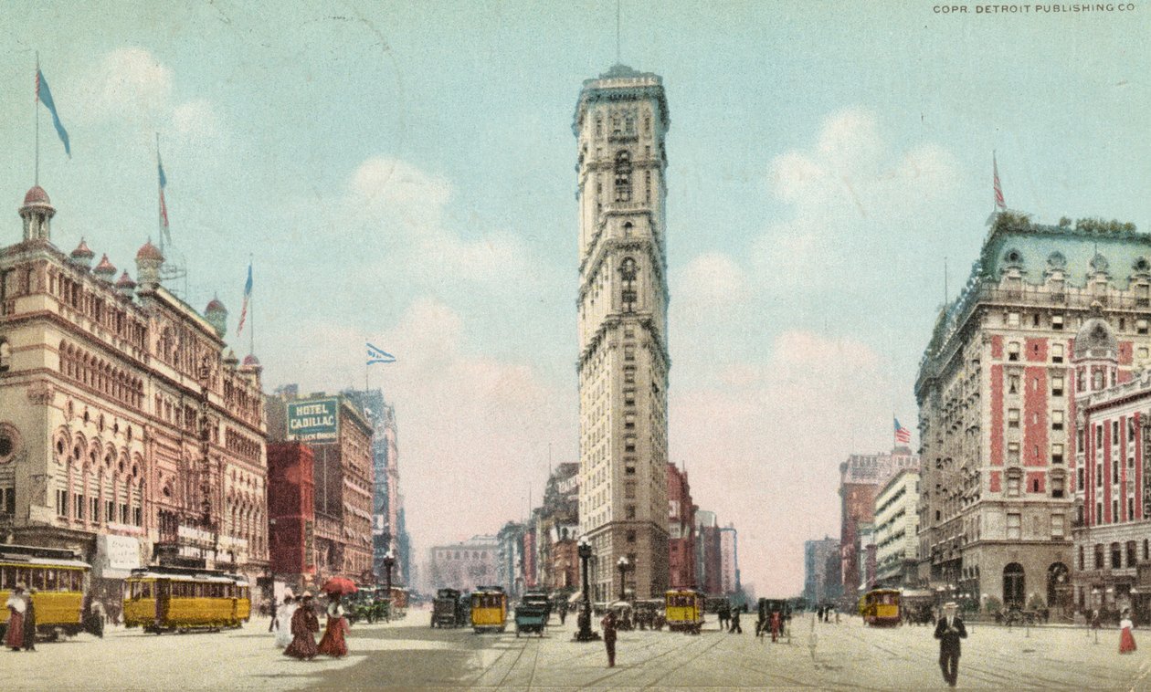纽约时代广场，约1910年 作者 美国学校