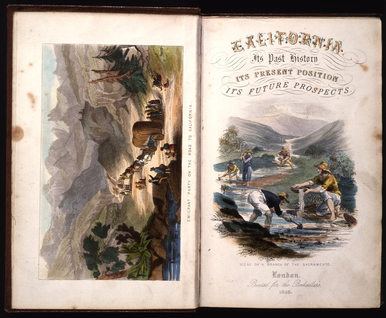加州的标题页，其过去的历史，现在的位置，以及1850年GA Fleming的未来前景 作者 美国学校