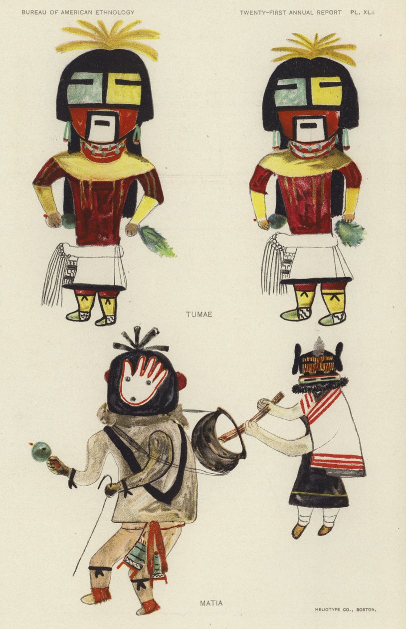图梅，马蒂亚（彩色石版画） 作者 美国学校